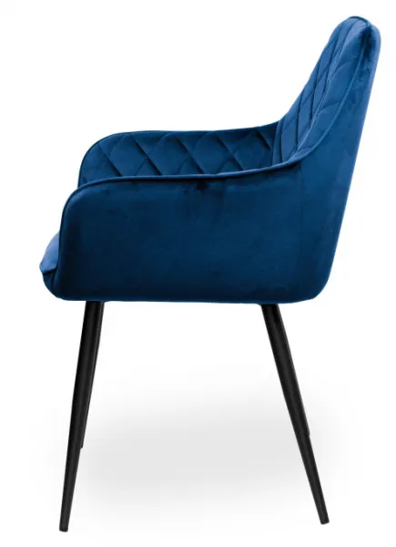 Jedálenská stolička HAVANA VELVET granátová