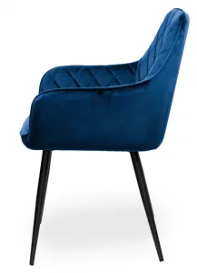 Jedálenská stolička HAVANA VELVET granátová