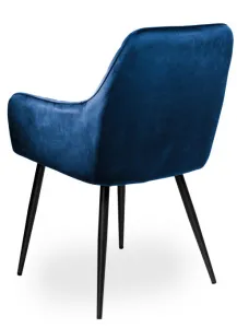 Jedálenská stolička HAVANA VELVET granátová