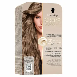 Schwarzkopf Creme Supreme Farba na vlasy 7-16 chladná popolavá blond 1ks