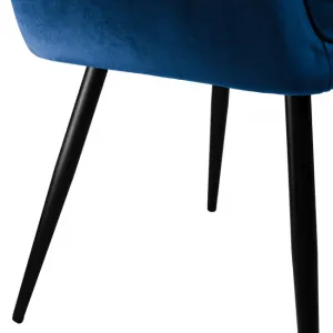 Jedálenská stolička HAVANA VELVET granátová