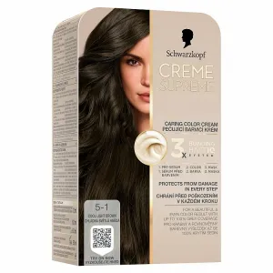 Schwarzkopf Creme Supreme Farba na vlasy 5-1 chladná svetlá hnedá 1ks