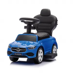 Detské odrážadlo s vodiacou tyčou MERCEDES C-Class Deluxe Milly Mally Blue