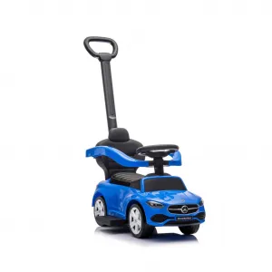Detské odrážadlo s vodiacou tyčou MERCEDES C-Class Deluxe Milly Mally Blue