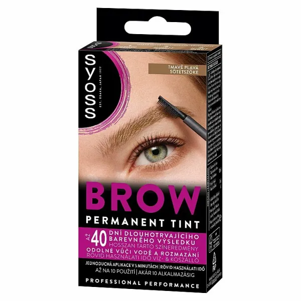 Syoss Brow Tint farba na obočie odtieň Dark Blonde 10 ml