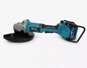 AMOEBA Bez uhlíková uhlová akumulátorová brúska 180mm 3000W 6000 otáčok. Verzia 2 x batérie a nabíjačka vhodná pre batérie MAKITA 18V