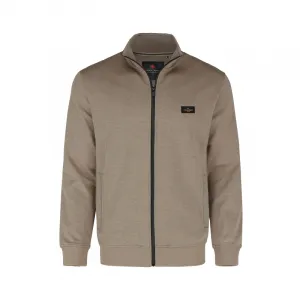 Pánska mikina so zipsom VOLCANO B-WILL-102-BEIGE