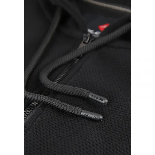Pánska mikina so zipsom VOLCANO B-LERMO-700-BLACK