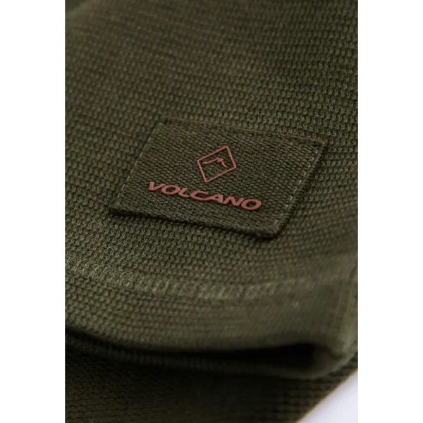 Pánske tričko s dlhým rukávom VOLCANO L-AZUX-302-KHAKI