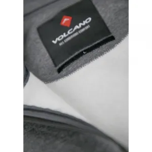 Pánska mikina so zipsom VOLCANO B-LIPSO-702M-GREY MEL