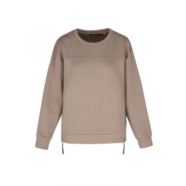 Dámska mikina VOLCANO B- SANI-102-BEIGE