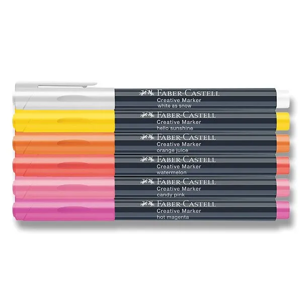 Popisovač Faber-Castell Creative Summer Breeze - 6 farieb