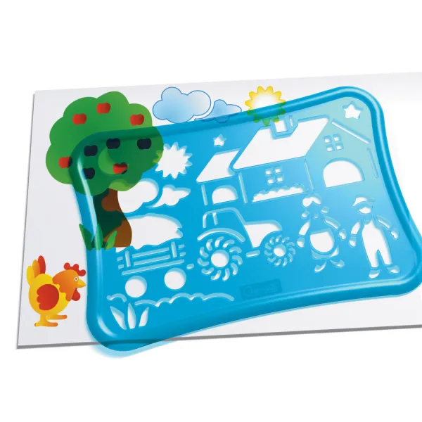 Stencils Design - šablóny na kreslenie - farma