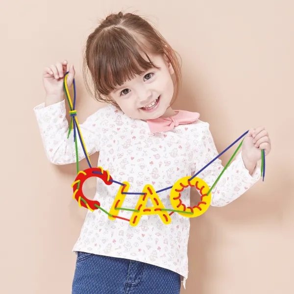 Play Montessori - Prevliekanie ABC+123