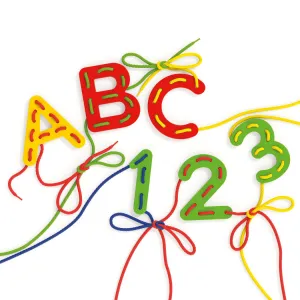 Play Montessori - Prevliekanie ABC+123