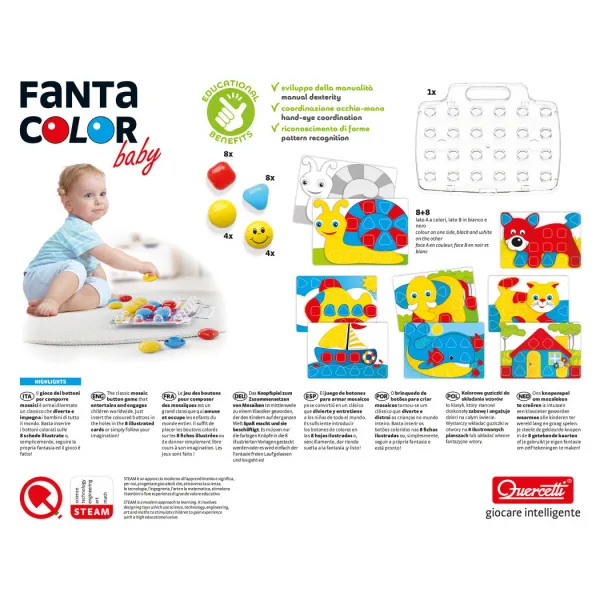 Mozaika Fantacolor Baby - 33 ks