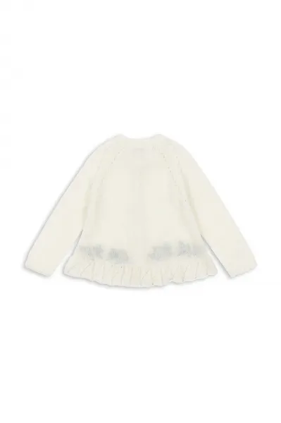 Detský sveter Konges Sløjd MINIA FRILL CARDIGAN