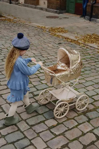 Detská baretka Konges Sløjd BERLE KNIT BERET