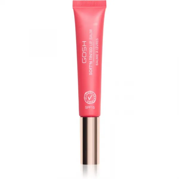 GOSH COPENHAGEN Soft`n Tinted tónujúci balzam na pery SPF 15 odtieň 008 Cherry Soda 8 ml