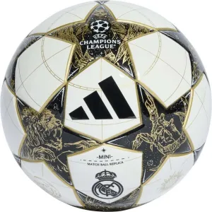 adidas UCL REAL MADRID MINI Mini futbalová lopta, biela, veľkosť
