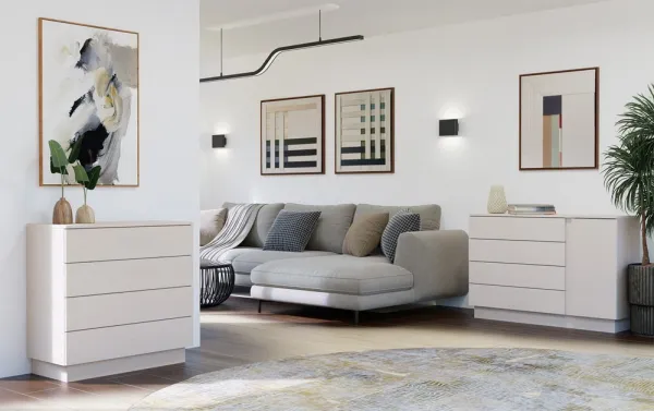 TP Living Komoda Amber 125 cm kašmírová