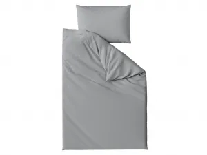 Bavlnené obliečky Lux sivé knoflík