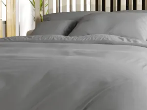 Bavlnené obliečky Lux sivé knoflík