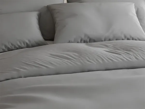 Bavlnené obliečky Lux sivé knoflík