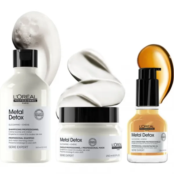 L’Oréal Professionnel Serie Expert Metal Detox darčeková sada pre farbené a poškodené vlasy