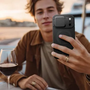Tech-Protect Kevlar Aura MagSafe kryt na iPhone 17 Pro Max, čierny