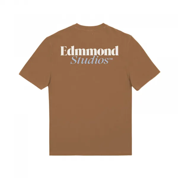 Edmmond Studios Elak T-Shirt "Brown" (325-30-06750)