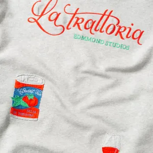 Edmmond Studios La Trattoria Sweatshirt "Grey Melange" (325-40-19840)