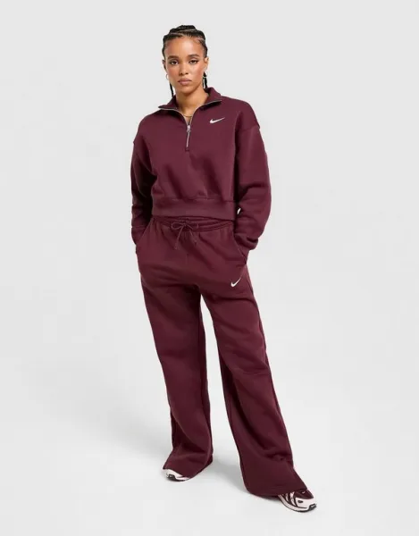 Nike Nohavice  W Nsw Phnx Flc Hr Wide Leg