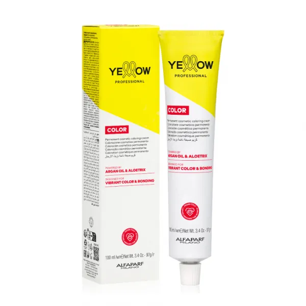 Farba na vlasy Yellow Professional Color 100 ml - odtieň 1 čierna + darček zadarmo