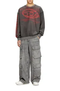 Mikina Diesel S-Boxt-T1 Sweat-Shirt Black