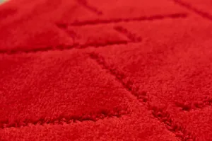 Kúpeľňový koberček Moreno Red červený, kosoštvorce
