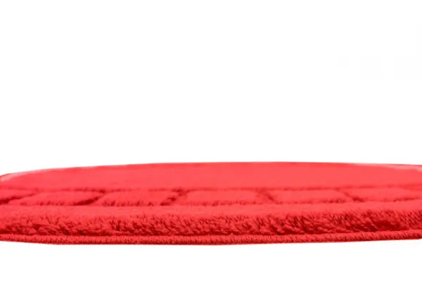 Kúpeľňový koberček Ocean Red červený ovál
