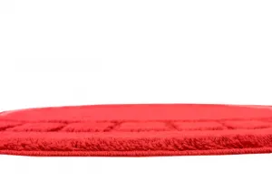 Kúpeľňový koberček Ocean Red červený ovál