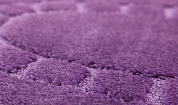Kúpeľňový koberček Ocean fialový ovál