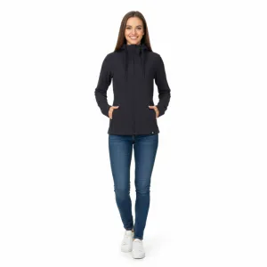Dámska zateplená turistická mikina so zipsom NORTHFINDER BRIANNE-269black