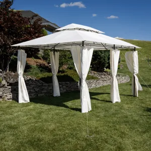 Záhradný altánok 3x4 m, béžová, TABARI