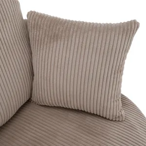 Relaxačné otočné kreslo, sivohnedá, SALTER