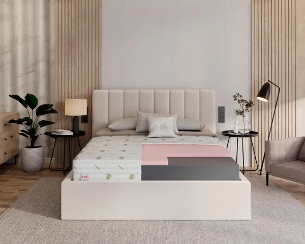 FDM Penový matrac ORSA Aloevera | 80 x 200 cm