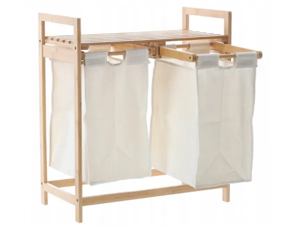 DomTextilu Regáldokúpeľneskošomnabielizeňbambus64x33x73cm 56780
