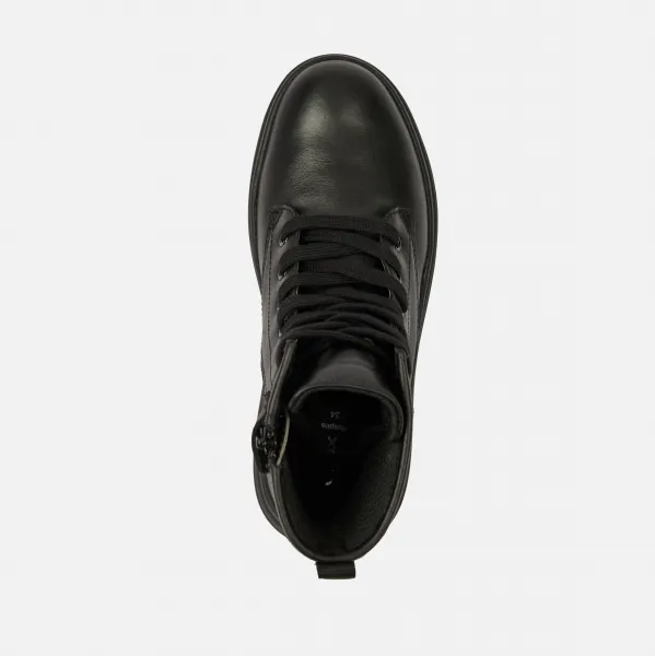 Black Girls Ankle Boots Geox Phaolae Girl - Girls