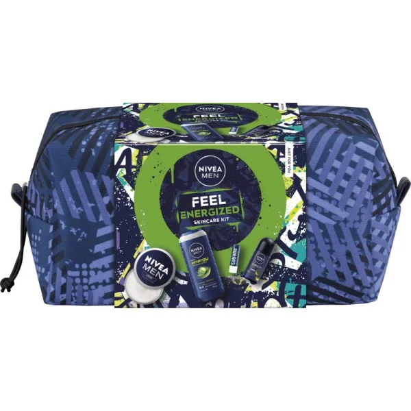 NIVEA MEN Feel Energized darčeková sada na telo a tvár