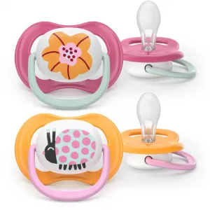 Philips AVENT Cumlík Ultra air obrázok 6-18m dievča 2ks
