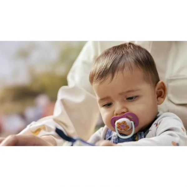 Philips AVENT Cumlík Ultra air obrázok 6-18m dievča 2ks