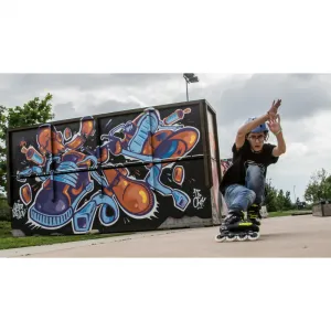 Kolieskové korčule FILA SKATES NRK FUN BLACK YELLOW MAGENTA