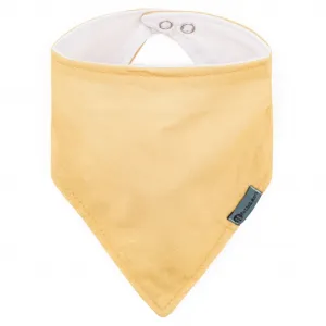PETITE&MARS Podbradník bandana Luke 2 ks Beige Pears&Intense Ochre 3m+